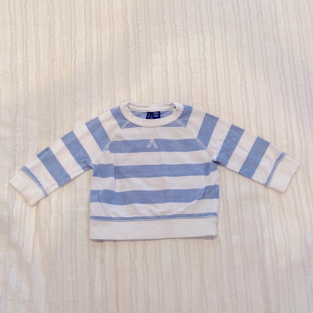 Janie and Jack nautical stripe long sleeve top 6-12 months